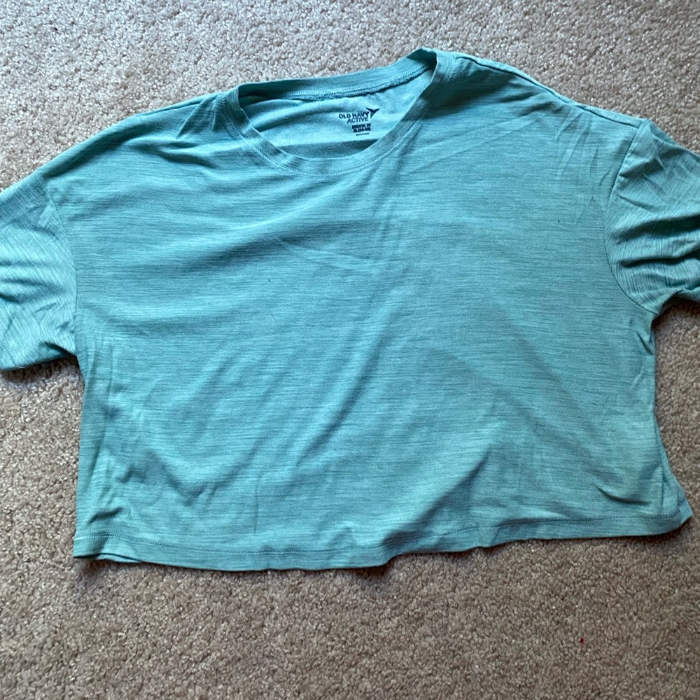 Old Navy Teal Crop Top